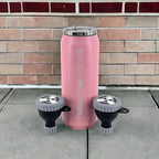 Protein Funnel, BPA Free Supplement Funnels, Fill N Go Container for Travel, Lightweight Funnels Accessory (2, 70ML)