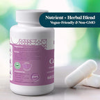 Pattern Wellness PMS Complex – Monthly Cycle Wellness Support – with Vitamin B6, Magnesium & Herbal Extracts – 60 Vegan Capsules
