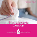 Dynarex HerCare Feminine Hygiene Wipes- 1 Pack of 40 Wipes - 5.5" x 8" pH-Balanced, Alcohol-Free, Hypoallergenic, Reseable Packs, Travel Essentials for Women