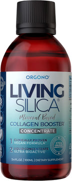 Living Silica ORGONO Silica Drops – Travel Size | Vegan & Mineral-Based Formula | 100mL