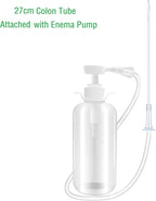 600ml Feminine Wash Enema Pump Bottle Kit 6Pcs Enema Nozzle Tips for Coffee Colon Cleansing Men Women, Anal Vaginal Douche Flush Spray Intimate Shower Irrigator Cleanser Enema Bucket Kit Hand Press