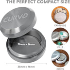 CURVD Premium Carrying Case – Durable Travel Keychain Container, Medicine Pill Organizer & Travel Pill Box, Small Waterproof Holder for Pills, Earplugs, Jewelry, Compatible with Loop, Vibes & Eargasm