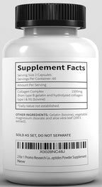 Research Labs Promo 120 Collagen Pills - 6000 mg. Grass Fed Anti-Aging Support for Skin, Joints, Tendons, Bones, Hair and Nails. Paleo Friendly. Collagen Peptides Powder Supplement