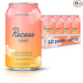 Recess Mood Magnesium & Adaptogen Drink, Relaxation Beverage, 12 Ounce (Grapefruit Tangerine, 12 Pack)