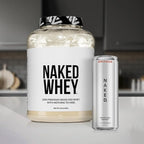 NAKED Chocolate Whey 1LB - All Natural Grass Fed Whey Protein Powder, Organic Cacao, and Coconut Sugar - NSF Certified, No GMO, No Soy, and Gluten Free, Aid Growth and Recovery - 12 Servings
