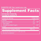 NEWTREE Low Molecular Multi Marine Collagen Peptides Protein Powder Stick for Skin Hair Nail Health & Beauty Type I III Collagen Supplement for Women Men, 30 Packets (Apple Flavor)