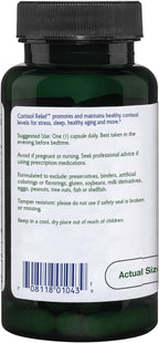 Vitanica Cortisol Relief, Dr. Formulated Sleep, Stress, Cortisol Manager Supplement, Vegan, 60 Capsules