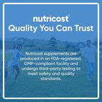 Nutricost N-Acetyl L-Cysteine (NAC) 600mg, 180 Capsules - Non-GMO, Gluten Free