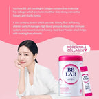 BB LAB Good Night Collagen, Low Molecular Collagen Powder Stick Supplement, Marine Collagen, Fish Collagen, Vitamin C, Hyaluronic Acid, 17 Probiotics, Fast Absorption, Mix Berry Flavor (Pack of 3)