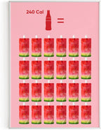 EVERYDAZE Essential C’s Konjac Jelly | Watermelon | Vegan Collagen Peptides and Vitamin C | Gluten Free, Sugar Free, Low Calorie | Healthy Drinkable Fruit Snack | 10 Pack Box Food Drink Pouch