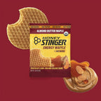 Honey Stinger Organic Almond Butter Maple Waffle, Energy Stroopwafel for Exercise, Endurance and Performance, Sports Nutrition for Home & Gym, Pre and Post Workout, 16.96 Ounce (Pack of 16)