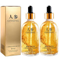 Ginseng Anti Wrinkle Serum, Ginseng Polypeptide Anti-Ageing Essence, Ginseng Extract Liquid, Korean Ginseng Anti Aging Essential Oil Tighten Moisturizing Smooth Skin Reduce Fine Lines (2 Bottles)