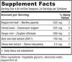 Vitanica Digestion Tonic, Gas, Bloating and Indigestion Relief Supplement, Improve Digestive Function & Gut Health, for Women & Men, Peppermint Oil Fennel Ginger & Aloe Vera Vegan, 4 Oz