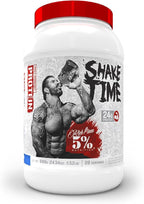 5% Nutrition Rich Piana Shake Time | 24g Animal Based Protein Drink | Grass-Fed Beef Isolate, Chicken, Egg | No Sugar or Soy (Cookies & Cream)
