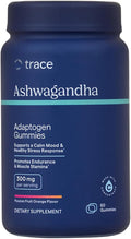 Trace Minerals Ashwagandha - Ashwagandha Gummies for Supporting A Healthy Mindset - Calming Supplement - Better Sleep - Immune System & Energy Support - Passion Fruit Orange - 60 Count (30 Servings)