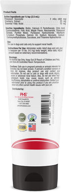 K-Plus Potassium Gluconate Renal Gel Plus Cranberry and EPA for Dogs and Cats - Veterinarian Approved Renal Supplement - Supports Potassium Balance - (6 Pack, Gel)