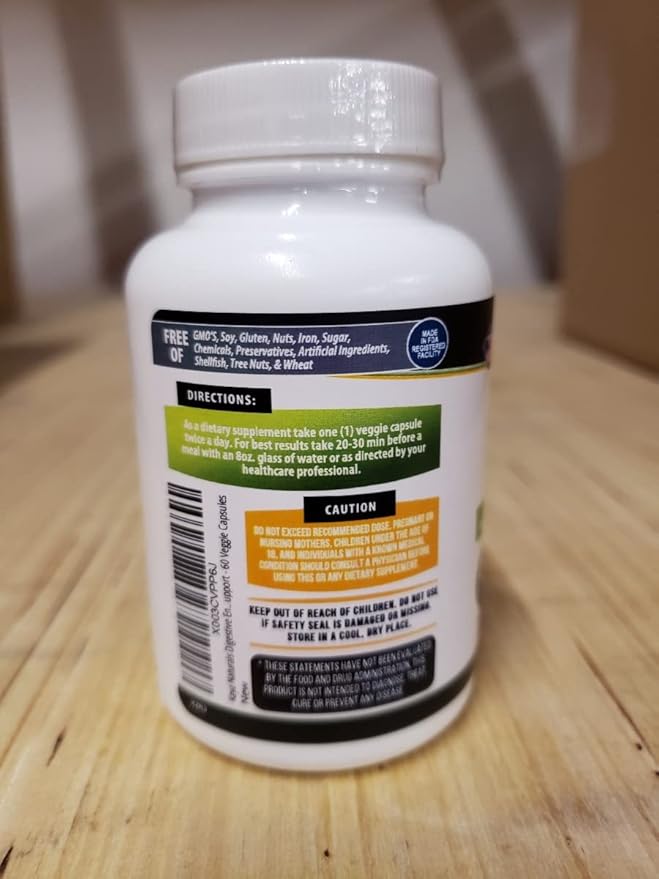 Kaya Naturals Digestive Enzymes with Prebiotics & Probiotics - Constipation & Bloating Relief Pills for Women & Men - Aids Immune Function - Digestion Support - 30 Veggie Capsules