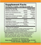 MigreLief+M – Advanced Nutritional Support Supplement for Women’s Neurological Health and Head Comfort – 60 Caplets (1-Month Supply)