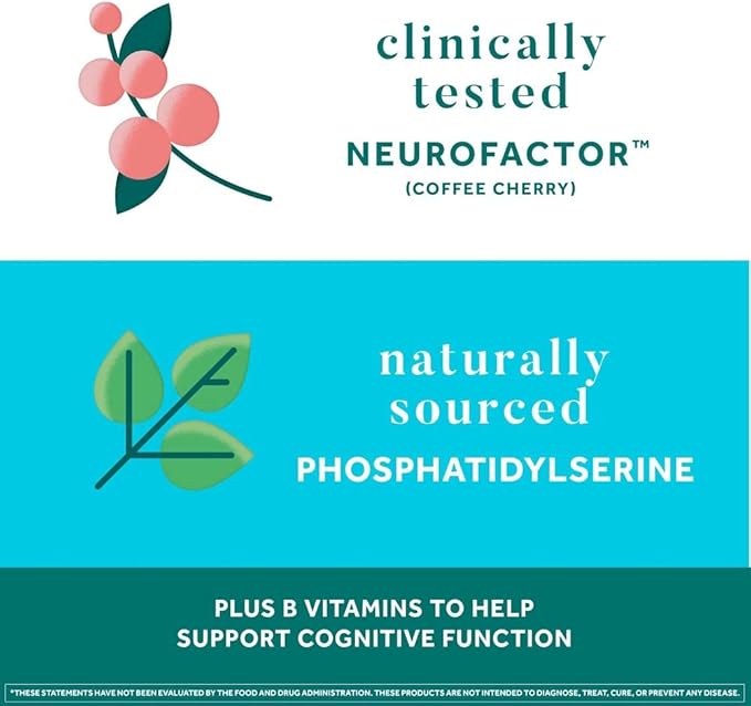 NEURIVA Plus Decaff 50ct Strawberry Gummy (2 Pack) Nootropic Brain Supplement for Memory, Focus & Concentration & Cognitive Function, Clinically Tested NeuroFactor, Phosphatidylserine, Vitamins B6 B12