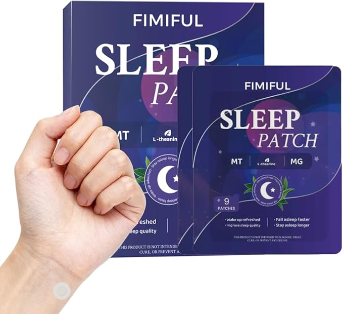 Sleep Patches,Melatonin Patch for Adults, Microdart Sleep Patch with Magnesium Glycinate L-Theanine Sleep Support Supplement Long-Lasting Night, Relax & Wake Up Refreshed for Men & Women-18 Pack