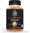 Halal Kids Multivitamin Gummies | Vitamin C, D, Zinc, A, E, B6, B12, Biotin, Folate, Inositol | Strengthen Metabolism, Bones & Immunity | Vegetarian | Gluten Free | 90 Count