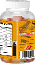 Airborne Kids 500mg Vitamin C Gummies, Kids Immune Support Zinc Gummies with Powerful Antioxidants VIT C & E - 63 Gummies, Assorted Fruit Flavor (Pack of 4)