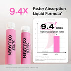 VITALBEAUTIE Super Collagen Drink – 3,500mg Low‑Molecular Fish Collagen (5 Types) – K‑Beauty Liquid Beauty Ampoules, Mixed Berry Flavor (Naturally & Artificially Flavored) – 14 x 25 mL