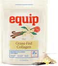 Equip Foods Grass Fed Collagen Powder | Hydrolyzed Bovine Collagen Peptides with Amino Acids | Prime Beef Collagen for Healthy Joints, Skin & Nails | Non-GMO, Paleo Friendly | 30 Servings, Vanilla