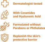 Amazon Basics Hydrating Hyaluronic Acid Serum with Essential Ceramides and Vitamin B, 1 Fluid Ounce
