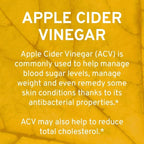 TRIO NUTRITION Apple Cider Vinegar Capsules with Green Tea - Natural Sugar Free Apple Cider Vinegar Pills with the Mother for Body Cleanse, Immune, Weight Management & Metabolism Booster*