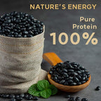 Roasted Korean Black Soybean Powder – 100% Toasted Seoritae from Korea, Fine Ground, Plant-Based Ingredient for Smoothies, Drinks, and Cooking 볶은검은콩가루 볶은서리태가루 (10.6 oz (300g), Roasted Black Bean)