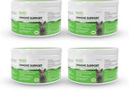 Tomlyn Immune Support Daily L-Lysine Supplement, Fish-Flavored Lysine Powder for Cats and Kittens, 4 Pack