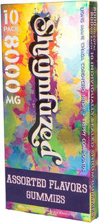 Shrumfuzed Shrumfuzed - Proprietary Nootropic Gummy 8000mg - Lion's Mane, Reishi, Chaga, and Cordycep Nootropic Mushroom Blend (10, Assorted)
