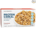 WonderSlim Protein Cereal, Cinnamon, Zero Sugar, Gluten Free, Keto Friendly & Low Carb (7ct)