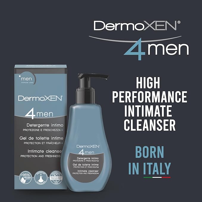 Men's Intimate Wash | pH Balanced Daily Hygiene Gel | Freshness & Odor-Control Formula with Menthol | Gentle Cleansing for the Groin Area | Male Hygiene Product | 4.23 fl oz