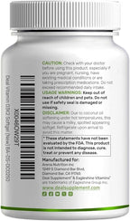 DEAL SUPPLEMENT Vitamin D3 5,000 IU + K2 MK7 100mcg Softgels | 2-in-1 Complex with Virgin Coconut Oil | Supports Heart, Bone, Teeth & Immune Health | Easy to Swallow
