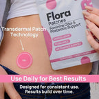 DUORI Flora Patch - Vaginal Postbiotics Support for Women - Promote Healthy Vaginal Odor & Flora - PH Balance with Cranberry Extract - Vitamin C - Zinc - Vegan Daily Vaginal Health Patch - 30 Patches