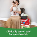 Huggies Natural Care Sensitive Baby Wipes, Unscented, Hypoallergenic, 99% Purified Water, 1 Flip-Top Pack (56 Wipes Total) (Pack of 3)