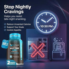 Herbtonics Night Time Burn & Sleep Complex Supports Overnight Metabolism, Stress Relief & Deep Sleep. Includes Melatonin, Valerian and Green Tea – Vegan Bedtime Weight Management (60 Capsules)