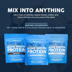 Paleovalley 100% Grass Fed Beef Bone Broth Protein Powder - Rich in Collagen Peptides for Hair, Skin, Gut Health, Bone and Joint Support - 13g Protein Per Serving - No Gluten or GMOs - Vanilla