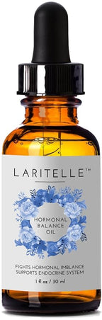 Laritelle Organic Hormonal Balance & Thyroid Support Treatment 1 oz | Fights Hormonal Imbalance, Supports Endocrine System| Normalizes Hormonal Imbalances of The Thyroid | Rejuvenating, Age Defying