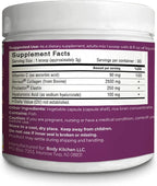 Body Kitchen Collagen and 250 mg Elastin Supplement to Aid Signs of Aging, Support Skin Health & Elasticity, Fewer Wrinkles, Unflavored Powder, Tasteless, Odorless, Colorless, 30 Servings (2 Pack)