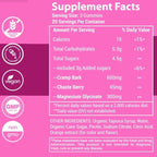 Menstrual Cramp Period Gummies True Roots | PMS Support Supplement for Women | Healthy Flow | Flo PMS Menstrual Cycle Relief, Cramping and Bloating | Vegan & Natural Flavors | 60 Count
