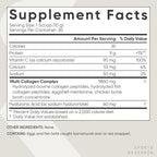 Sports Research® Multi Collagen Protein Powder - Food Sourced Collagen Peptides (Type I, II, III, V, X) with Hyaluronic Acid + Vitamin C - Gluten Free · Non-GMO · 30 Servings (Unflavored)