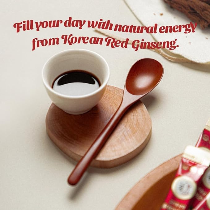 6 Year Korean Red Ginseng Shot - 7mg Ginsenosides - Caffeine Free HACCP 10 Packets