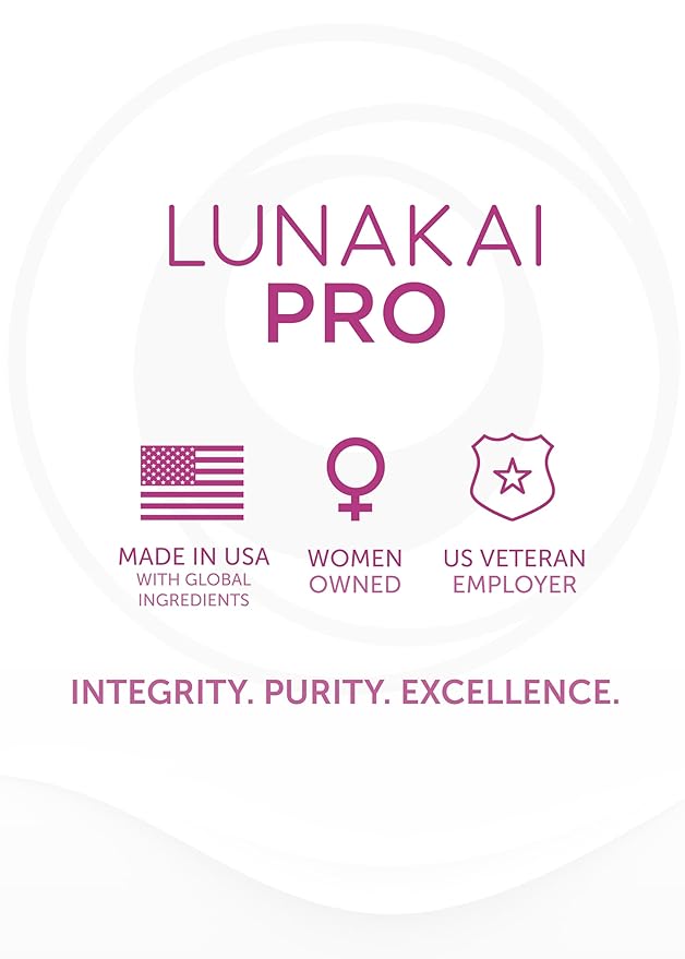 Lunakai PRO USA Made Hair Growth Supplement for Women - Advanced 20 Nutrient with Marine Collagen, Saw Palmetto, Biotin & Keratin - Daily Hair Vitamins for Thicker Strands - 90 Capsules