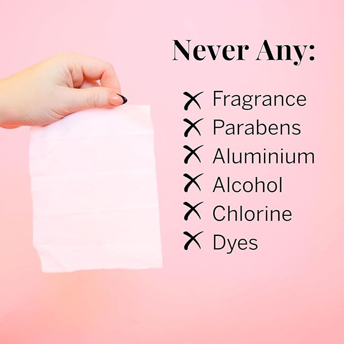 Pixie Feminine Wipes - Flushable, Biodegradable, & Ph Balanced - Individually Wrapped Packet Wipes for On The Go & Public Bathrooms - Wash & Cleaner For Your Menstrual Cups & Discs (2 Packs of 20)