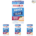 Bumble Bee Snack On The Run Rosemary, Garlic, & Sea Salt Tuna Salad with Crackers Kit - Ready to Eat Protein Snack Pack - 8g Protein per Box - Wild Caught MSC Certified Tuna (Pack of 4)