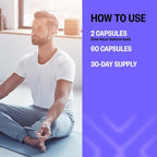 ONNIT New Mood Daily Stress Support Capsules, IGEN Non-GMO Tested Sleep and Mood Support Supplement for Men and Women, Daily Stress Management Capsules, 60 Count