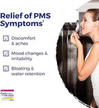 Boiron Cyclease PMS Relief Tablets for Symptoms from PMS of Bloating, Aches, Mood Swings, and Irritability - 120 Count (2 Pack of 60)